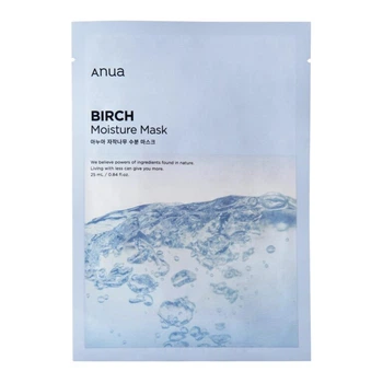 Увлажняющая тканевая маска для лица с березовым соком Birch Moisture Mask Anua 25 мл 8809640731075