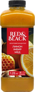 Фруктовий концентрат Red&Black Імбир-Лимон-Мед 1.25 кг (4823113304805)