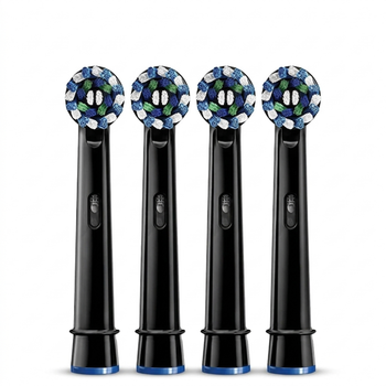 Насадки сумісні з електричною зубною щіткою Oral-B Cross Action 4 шт black