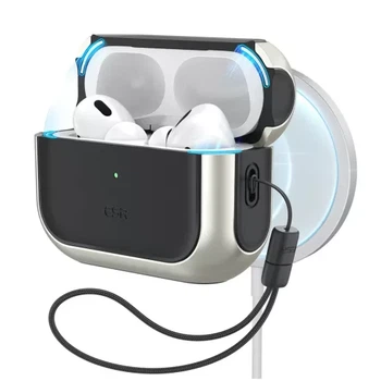 Чехол с ремешком ESR Orbit Hybrid Magentic Case Titanium для AirPods Pro 3 (1C02000201)