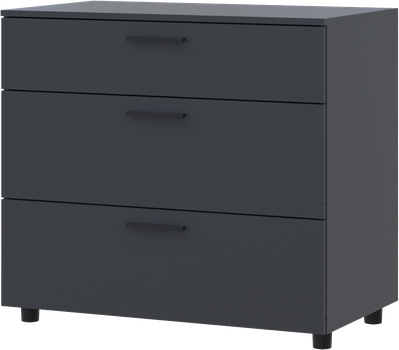 Комод Doros Торн Антрацит 3Ш 90х51.6х80 (41510161)
