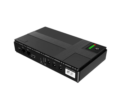 UPS ИБП бесперебойное питание для роутера, терминала ONU, DC 5/9/12V, USB Type-C, Voltronic DC1019P 20000mAh
