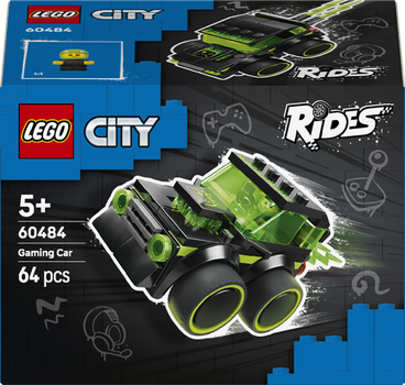 Zestaw klocków LEGO CITY Pojazdy — Gamingowa wyścigówka 64 elementów (60484)