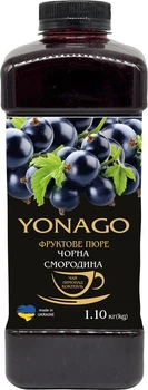 Фруктове пюре Yonago Чорна Смородина 1.1 кг (4823113305093)