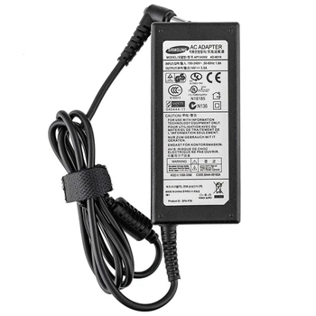 Мережевий адаптер живлення для моніторів Samsung AD-4914N — 14V 3.5A (49W), штекер 6.5×4.4 мм з PIN, чорний, без мережевого кабелю