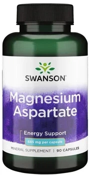 Magnez Swanson Magnesium Aspartate 685 mg 90 kapsułek (87614114200)