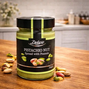 BRIESTAブリエスタsparkgold NUTS OUTDOOR Паста Фісташкова (60% Фісташок) Delux Pistachio Nut Spred with