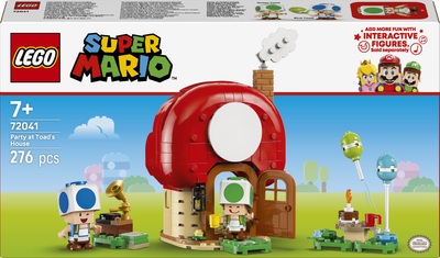 Конструктор LEGO Super Mario Вечірка в будинку Тоада 276 деталей (72041)