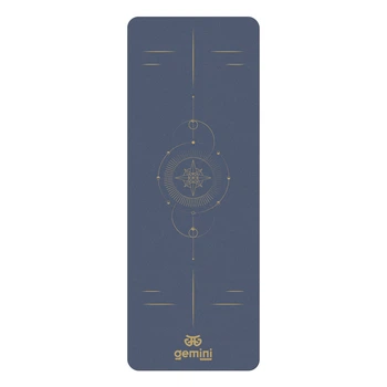 Килимок для йоги та фітнесу Gemini Pro ILLustration, каучуковый, противоскользящий, 183×68×0,5 см, Синий, PUY-5900-8