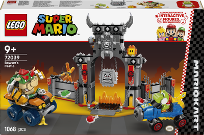 Конструктор LEGO Супер Марио Карт: Баузер та його замок 1068 деталей (72039)