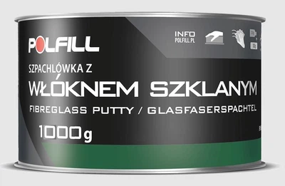 Шпателька зі скловолокном 1000g "Polfill" з затверджувачем 43115