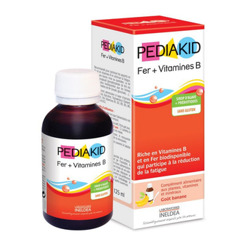 Залізо + вітаміни групи B (Fer + Vitamines B) 125 мл зі смаком банана LID00289