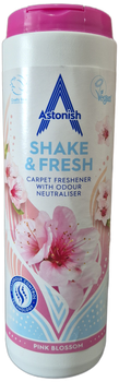 Сухой освежитель ковров Astonish Shake & Fresh с ароматом розовых цветов 350 г