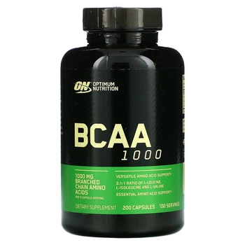Комплекс аминокислот Optimum Nutrition (BCAA 1000) 200 капсул OPN02037
