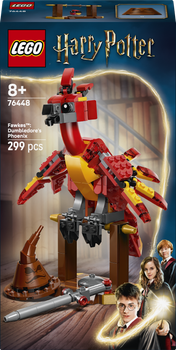 Zestaw klocków LEGO Harry Potter Fawkes: Feniks Dumbledore'a 299 elementów (76448) 