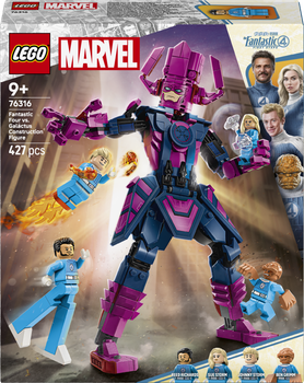 Zestaw klocków LEGO Marvel Figurka Fantastycznej Czwórki kontra Galactus 427 elementów (76316)