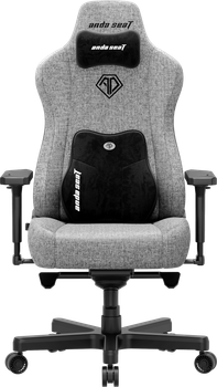 Крісло геймерське ігрове Anda Seat Kaiser 3E Size XL до 180 кг Grey Fabric (AD23YC-XL-09-G-CF-G01)
