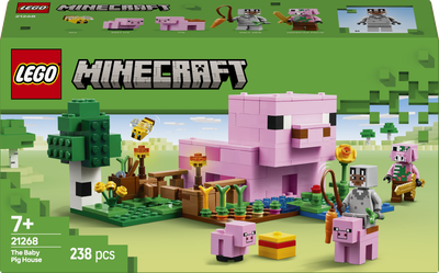 Zestaw klocków LEGO Minecraft Dom prosiaczka 238 elementów (21268)