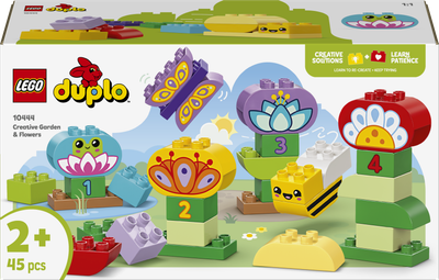 Zestaw klocków LEGO DUPLO Kreatywny ogród i kwiaty 45 elementów (10444)