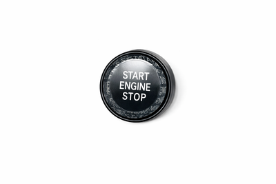 Кристальная кнопка START STOP BMW F G серии черная Diamond Crystal