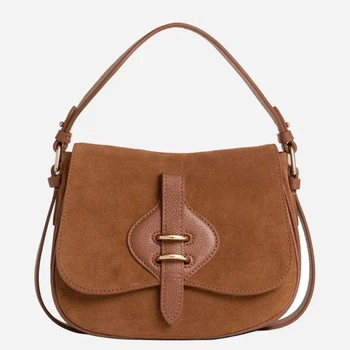 Torebka crossbody damska skórzana Coccinelle E1U7H180201-W11 Brązowa (800070354213)