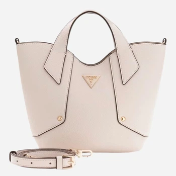 Torebka crossbody damska mała Guess HWBG9914750-STO Pudrowa (800070352375)