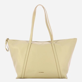 Torebka shopper damska skórzana Coccinelle E1U45110101-N64 Beżowa (800070354195)