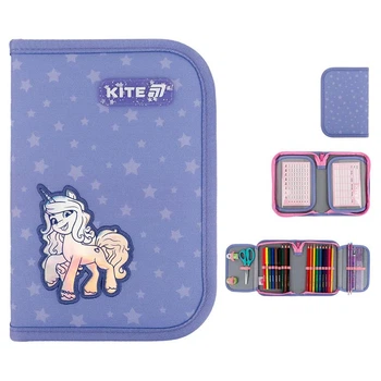 Пенал з наповненням Kite My Little Pony LP25-622H, 1 відділення, 2 відвороти