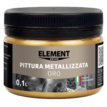 Фарба металізована Element décor Pittura metallizzata Oro 0,1 л