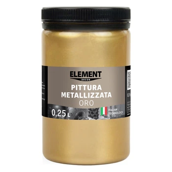 Фарба металізована Element décor Pittura metallizzata Oro 0,25 л