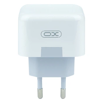 Мережевий Зарядний Пристрій XO L102 EU Dual type-C port 35W Бiлий
