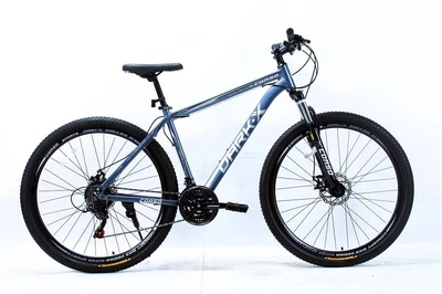 Велосипед Спортивный 29 дюймов Corso Dark-X DX-201 оборудование Shimano алюминиевая рама 19 дюймов 21 скорость. Grey and Blue (187704)