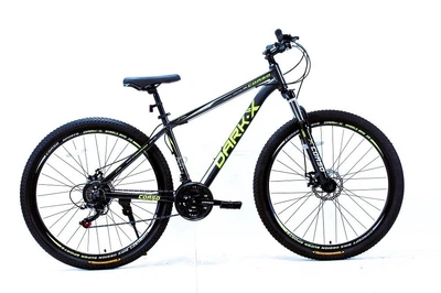 Велосипед Спортивный 29 дюймов Corso Dark-X DX-179 оборудование Shimano алюминиевая рама 17 дюймов 21 скорость. Black and Yellow (188198)