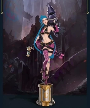Колекційна фігурка Jinx (Джинкс) League of Legends Ліга Легенд Arcane Аркейн 22 см