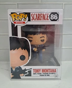 Фигурка Funko Pop Тони Монтана Scarface №86 коллекционная виниловая игрушка 10 см для фанатов кино Аль Пачино статуэтка персонажа культовой драмы для рабочего стола и домашней коллекции сувенирная продукция с высокой детализацией образа героя