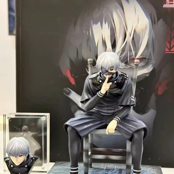 Фигурка Токийский Игр Tokyo Ghoul Кен Канеки Ken Kaneki на стуле 22 см