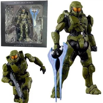 Хало фигурка игрушка Мастер Чиф Спартанец Halo Master Chief Spartan подвижная 18см