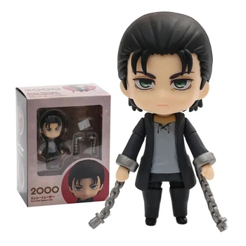 Аниме фигурка Nendoroid Attack on Titan Атака Титанов Eren Yeager (Эрен Йегер) Нендороид №2000 подвижная 10 см