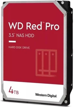 Жесткий диск 3.5" 4Tb Western Digital Red Pro, SATA3, 256 Мб, 7200 об/мин (WD4005FFBX)