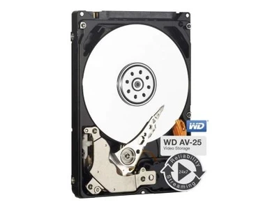 Жесткий диск 2.5" 500Gb Western Digital AV-25, SATA2, 16 Мб, 5400 об/мин (WD5000LUCT) (Ref)