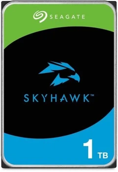 Жесткий диск 3.5" 1Tb Seagate SkyHawk, SATA3, 256 Мб, 5400 об/мин (ST1000VX013)