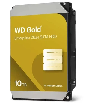 Жесткий диск 3.5" 10Tb Western Digital Gold, SATA3, 512 Мб, 7200 об/мин (WD103KRYZ)