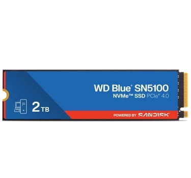 Твердотельный накопитель SSD 2Tb, Western Digital Blue SN5100, PCI-E 4.0 x4, M.2 (WDS200T5B0E)