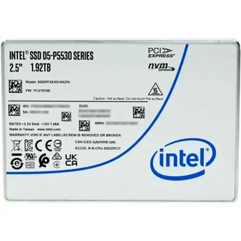 Твердотельный накопитель SSD 1.92Tb, Intel D5-P5530, U2 PCI-E 4.0 x4, 2.5" (SSDPF2KX019XZN1)