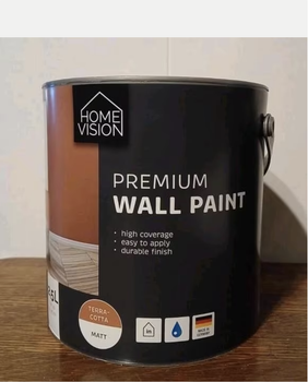 Краска для стен Home Vision Terracotta 2,5 л, интерьерная, высокое покрытие, матовая долговечная