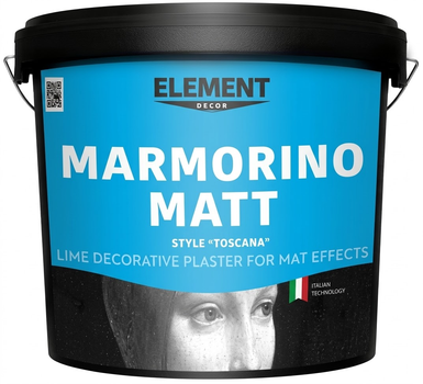 Декоративная штукатурка матовая ELEMENT Decor Marmorino Matt 5кг