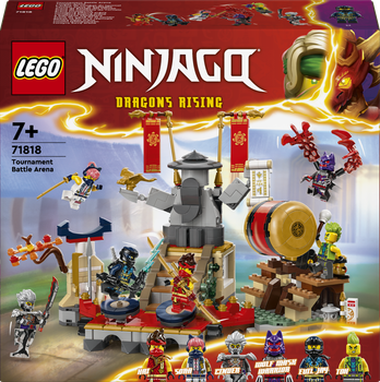 Zestaw klocków LEGO Ninjago Arena turniejowa 659 elementów (71818)