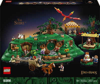 Zestaw klocków LEGO Icons Władca Pierścieni: Shire 2017 elementów (10354)