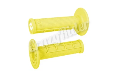Ручки руля (грипсы) ODI Ruffian MX 1/2 Waffle Single-Ply FLO-Yellow