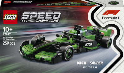 Конструктор LEGO Speed Champions Болід F1 KICK Sauber Team C44 259 елементів (77247)